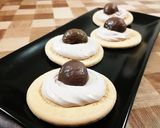 お家カフェ☆チーズ味ホイップdeカナッペ作り方5写真