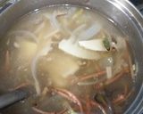 土筆入り中華スープ作り方5写真