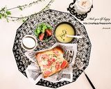 新玉ねぎとベーコン☆トースト作り方4写真