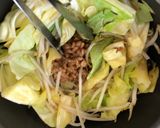 浅漬けの素で味が決まる納豆パスタ作り方4写真
