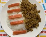 キーマカレーライス〜カニかまをのせて作り方11写真