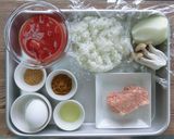 【主食・主菜・副菜】野菜キーマカレー♪作り方1写真