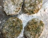 余った餃子中身のいんちき甘酢つくね丼作り方2写真