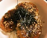余った餃子中身のいんちき甘酢つくね丼作り方9写真