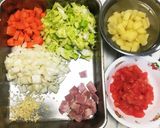 お野菜たっぷりミネストローネ作り方1写真