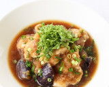 お肉柔らか【鶏と茄子のおろし煮】みぞれ煮作り方8写真