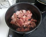 糖質OFF ♪我が家のどて焼き作り方1写真