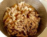 牛肉小間切れ☆変わり2色丼☆*°作り方3写真
