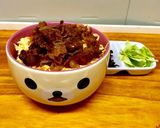 牛肉小間切れ☆変わり2色丼☆*°作り方7写真