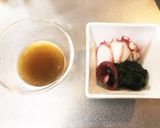 タコと青のりの柑橘あえ作り方1写真
