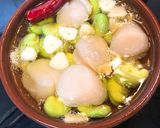 ホタテと空豆のアヒージョ作り方4写真