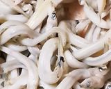 ほうれん草のお浸し、釜揚げのっけ作り方1写真