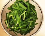 ＊大量消費＊ニラとカニカマのポン酢和え作り方2写真