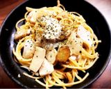 サラダチキンとチーズのパスタ作り方6写真