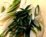 簡単！！イカの腑とねぎとラー油の炒め物♡作り方1写真