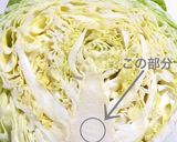 捨てないで☘️キャベツの芯入りたまり漬け作り方1写真