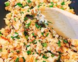 ランチに！納豆と塩昆布のチャーハン作り方5写真