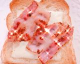 甘じょっぱいメイプルベーコントースト˚✧作り方5写真