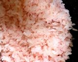 お彼岸に春色お赤飯作り方2写真