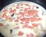 サーモンバジルクリームパスタ作り方6写真
