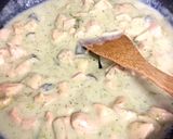 サーモンバジルクリームパスタ作り方7写真