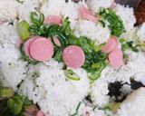 大分白葱とふくやめんたいマヨでオムライス作り方8写真