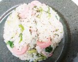 大分白葱とふくやめんたいマヨでオムライス作り方9写真