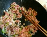 泣く子も黙るひき肉春雨作り方4写真
