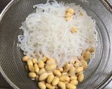簡単、節約、煮豆白滝の白和え。作り方2写真