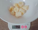 離乳食 カッテージチーズとバナナパンやき作り方1写真