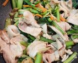 簡単☆小松菜と豚こまの塩だれ回鍋肉作り方6写真