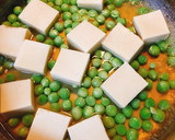 えんどう豆と高野豆腐のとろとろ卵とじ作り方4写真