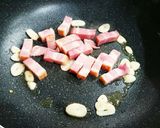 ニンニク香る豆苗とベーコンとエリンギ炒め作り方2写真