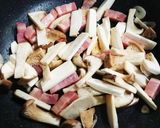 ニンニク香る豆苗とベーコンとエリンギ炒め作り方3写真