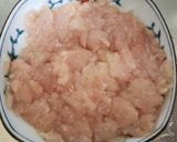 ささみもしっとり！つゆだくそぼろ作り方1写真