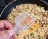 筍(タケノコ)と挽き肉炒めのレタス巻き作り方9写真