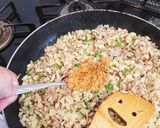 筍(タケノコ)と挽き肉炒めのレタス巻き作り方10写真