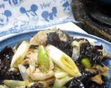 簡単で美味☆キクラゲと豚肉とねぎの炒め物作り方16写真