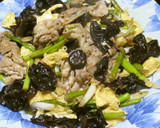 簡単で美味☆キクラゲと豚肉とねぎの炒め物作り方17写真