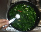 ほうれん草のにんにくオリーブ炒め♪簡単作り方6写真