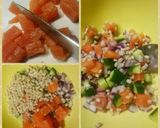 僕にもできた【もち麦ロミロミサーモン】作り方7写真