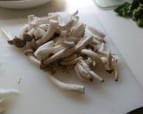 新たまねぎの葉とバター醤油パスタ作り方2写真