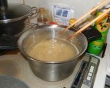 新たまねぎの葉とバター醤油パスタ作り方16写真