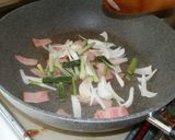 新たまねぎの葉とバター醤油パスタ作り方9写真
