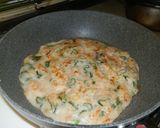 新玉ねぎの葉のチジミ作り方20写真