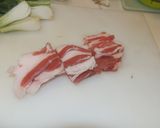 新玉ねぎの葉と豚ばら炒め作り方6写真