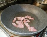 新玉ねぎの葉とベーコンの卵とじ作り方8写真