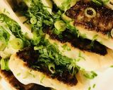 レトルト●おろし大根にのせる酒蒸し餃子作り方2写真