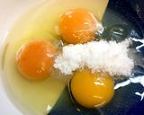 ☆四角な卵焼き☆作り方1写真