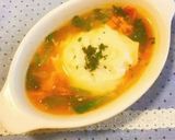 簡単時短朝食3 お餅のスープグラタン作り方10写真